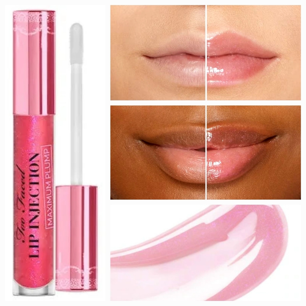 Too Faced NIB Yummy Bear Max Lip Injection Plump Extra Strength Hydrating